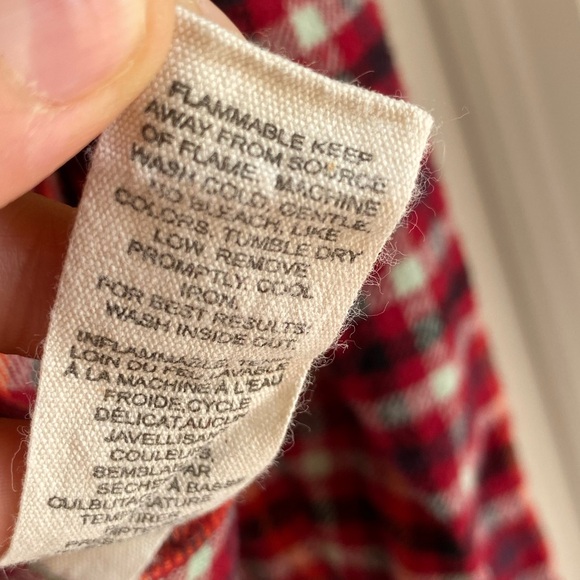 Woolrich Pemberton flannel Button Down Shirt Women’s Size Small Cotton Plaid - Picture 6 of 6